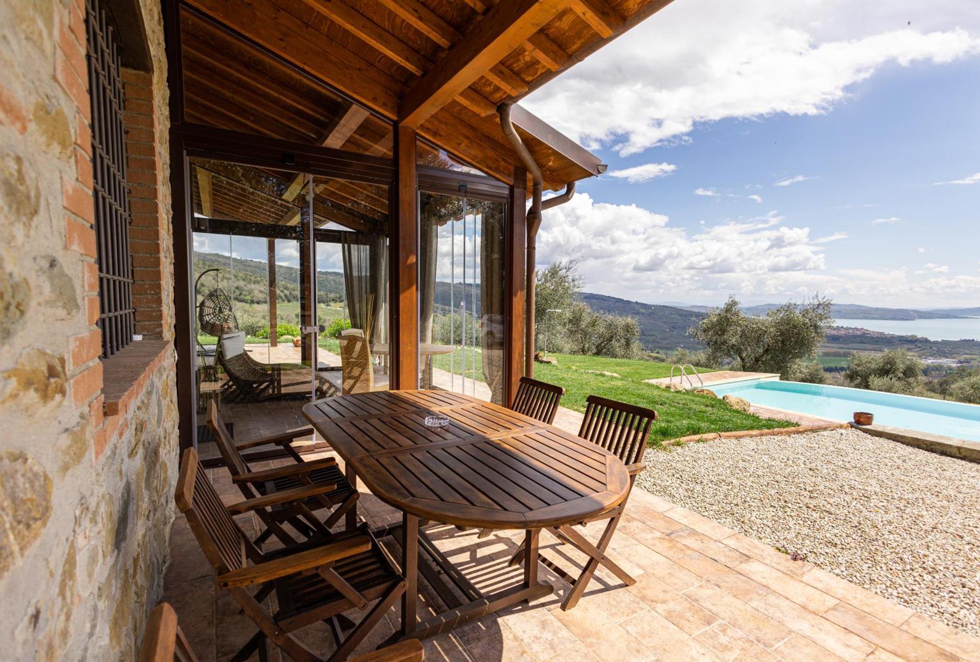 Di Colle In Colle - Country House With Private Pool Tuoro sul Trasimeno Exteriör bild