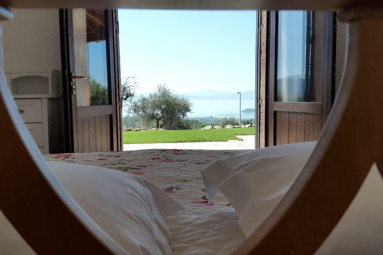 Di Colle In Colle - Country House With Private Pool Tuoro sul Trasimeno Exteriör bild